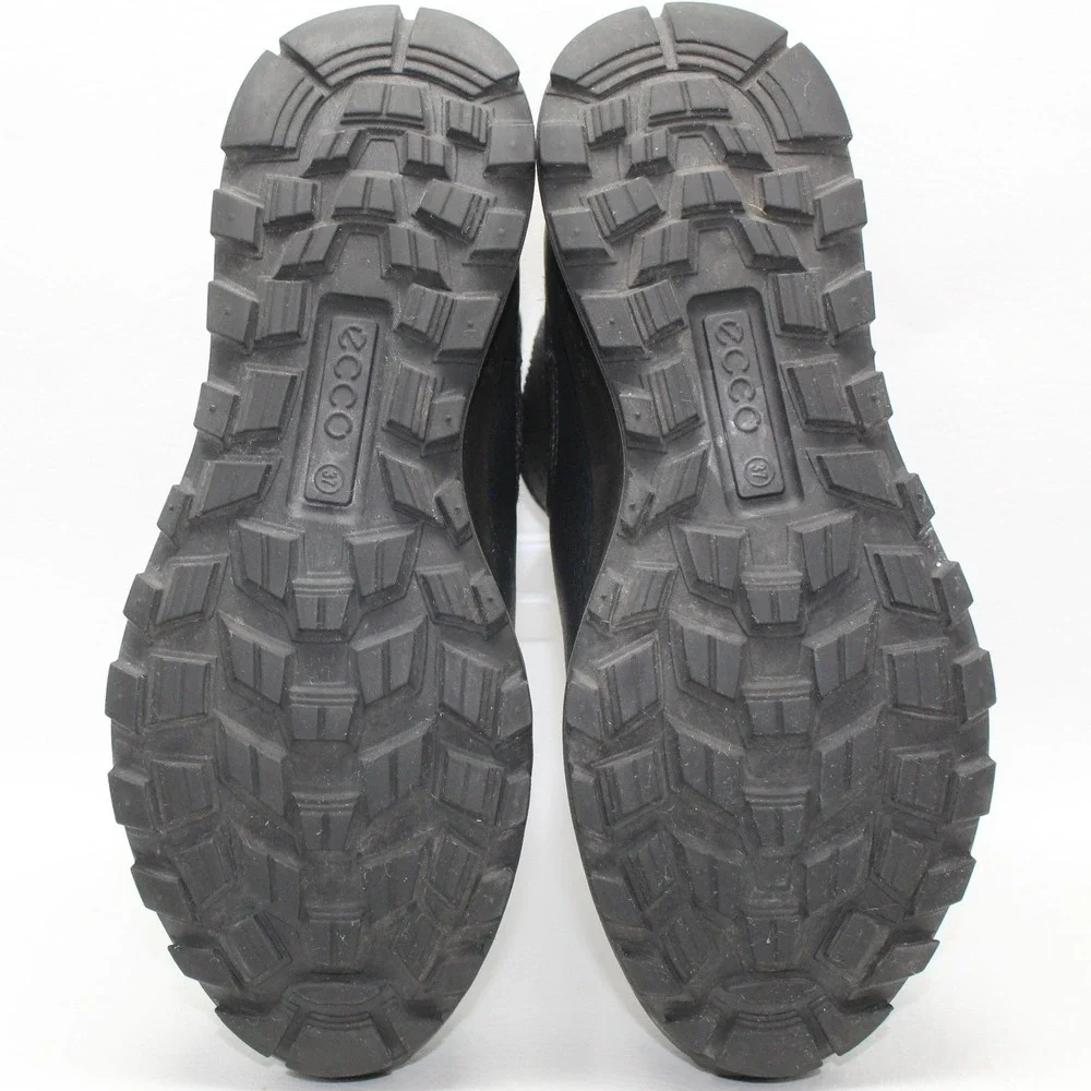 ECCO Exostrike Gore-Tex‎ Yak Leather Boots Black/Dark Shadow Waterproof Womens 6